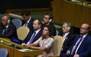 Igor Rainin, Marina Poroshenko, Mustafa Dzhemilev and Valery Chaly