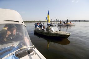 Eco-activists in Dnipro