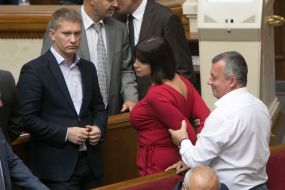 Maxim Savrasov, Tatyana Rychkova and Ivan Melnichuk