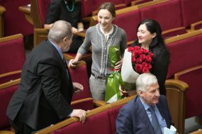 Refat Chubarov, Irina Suslova and Maria Matios