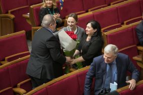 Refat Chubarov, Irina Suslova and Maria Matios