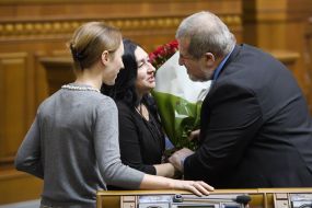 Refat Chubarov, Irina Suslova and Maria Matios