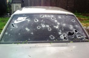 Розбите скло автомобіля