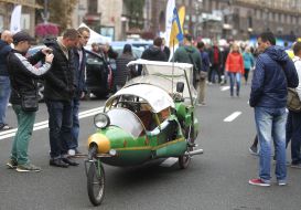 Electric transport show #EcoDriveShow on Khreshchatyk