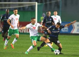 The game moment of the match