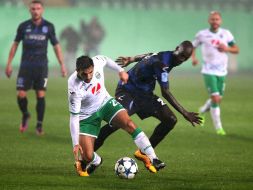 The game moment of the match