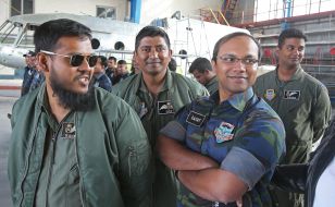 Military pilots and technicians