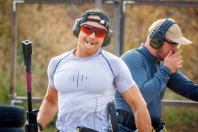 Participant of the Ukrainian championship on practical shooting