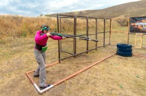 Participant of the Ukrainian championship on practical shooting