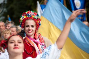 Participant of parade "Poltava embroidered"