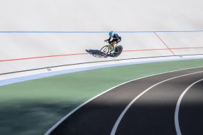 Elena Novikova during an attempt to set a record