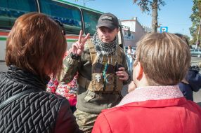Sending of fighters of the battalion of the patrol police to ATO zone
