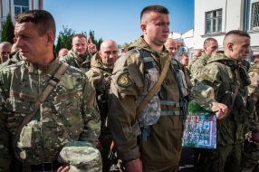 Sending of fighters of the battalion of the patrol police to ATO zone