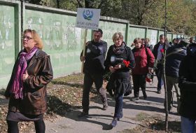 Memorial Walk, dedicated to the victims of Babi Yar