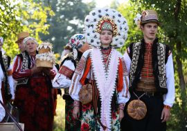 Folklore and ethnographic holiday "Autumn Wedding"