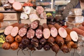 The Krakow market in Lviv