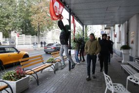 Activists of the "National Corps" attacked the office of the party "5.10"