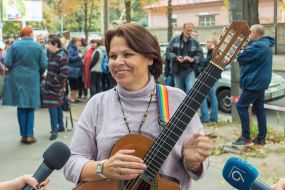 Participant of the festival of the author's song "Clouds"