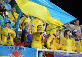 Fans of the Ukrainian national football team
