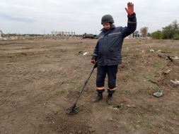 Demining in the Luhansk region