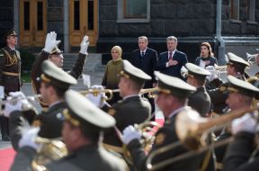 Петр Порошенко, Марина Порошенко, Реджеп Эрдоган и Эмине Эрдоган