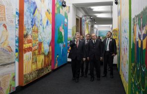 Petro Poroshenko and Recep Erdogan