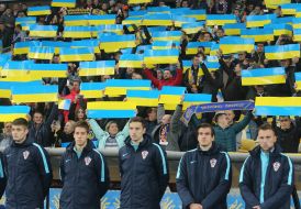 Fans of the Ukrainian national football team