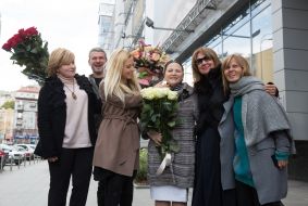 The opening of the star of Nina Matviyenko