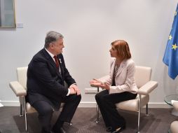 Petro Poroshenko, Stella Kiriyakides