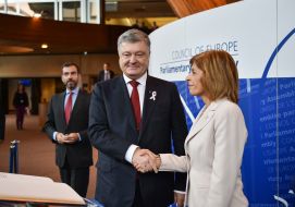 Petro Poroshenko, Stella Kiriyakides