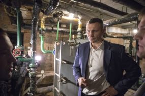 Vitali Klitschko inspected the preparations for the heating season