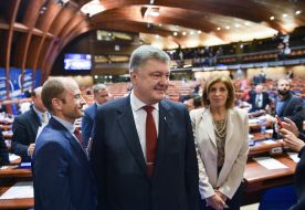 Petro Poroshenko, Stella Kiriyakides
