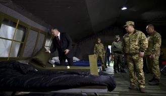 Petro Poroshenko and Stepan Poltorak