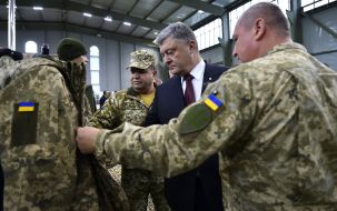 Petro Poroshenko and Stepan Poltorak