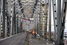 Reconstruction of the bridge over the Dnieper River in Cherkasy