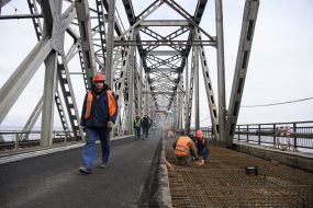 Reconstruction of the bridge over the Dnieper River in Cherkasy