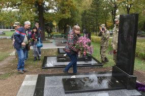 Family of Ukrainian military man Yevgeny Duzhik