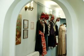 Traditional Ukrainian wedding dress
