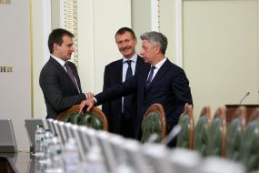 Sergei Berezenko, Mikhail Papiev and Yuri Boyko