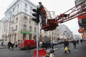 Repair of the traffic light