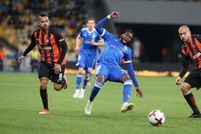 The game moment of the match