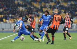 The game moment of the match