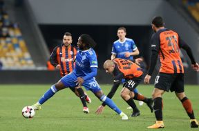 The game moment of the match
