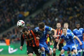 The game moment of the match