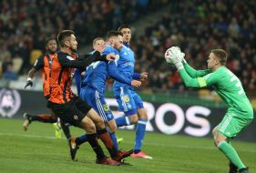 The game moment of the match