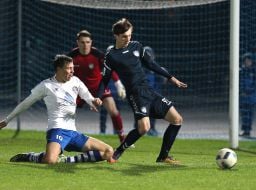 The game moment of the match