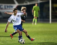 The game moment of the match