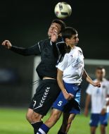 The game moment of the match