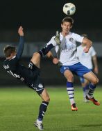 The game moment of the match