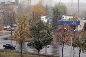 Первый снег в Харькове